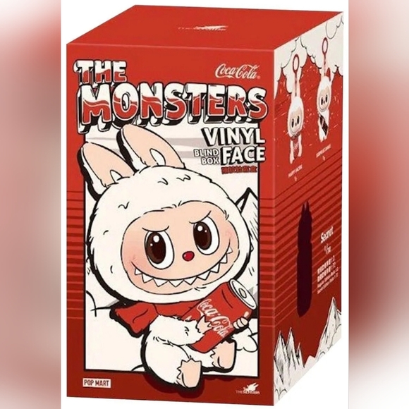 Pop Mart Labubu The Monsters Coca Cola Series Vinyl Face Single Blind Box - Picture 1 of 2
